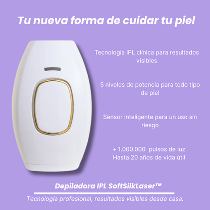 SoftSilkLaser™ - Siente la libertad de una piel suave todos los días.